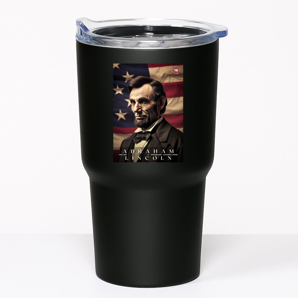 Abraham Lincoln 16th President Of The United States Portrait Tumbler
