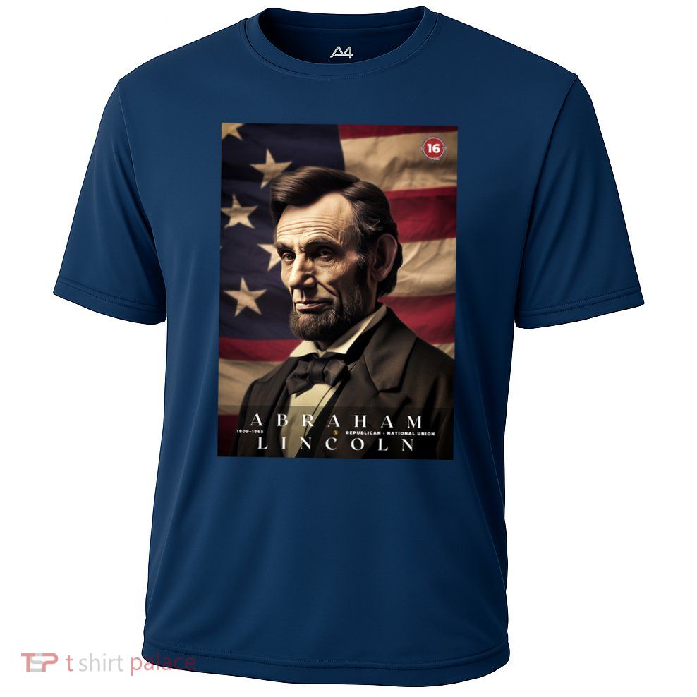 Abraham Lincoln 16th President Of The United States Portrait Performance Shirt