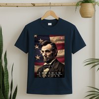Abraham Lincoln 16th President Of The United States Portrait T-Shirt
