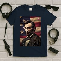 Abraham Lincoln 16th President Of The United States Portrait T-Shirt