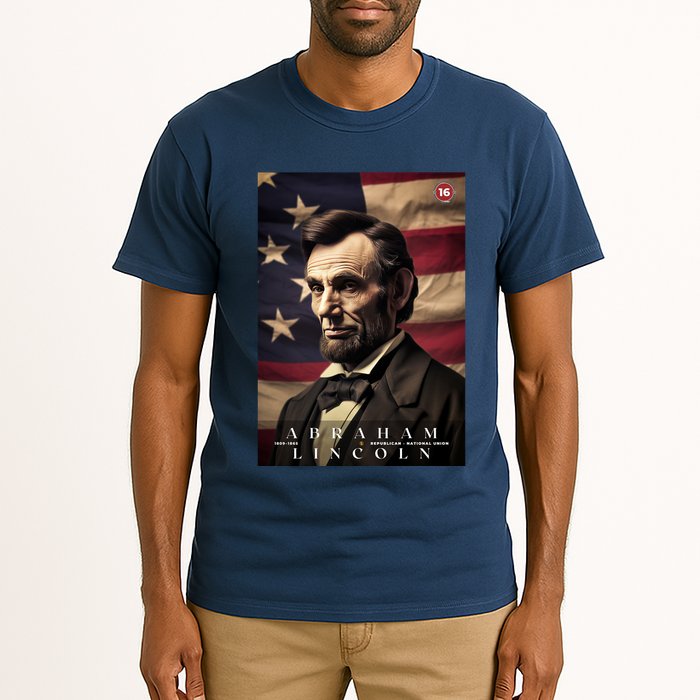 Abraham Lincoln 16th President Of The United States Portrait Tall T-Shirt