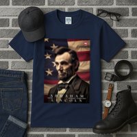 Abraham Lincoln 16th President Of The United States Portrait Tall T-Shirt