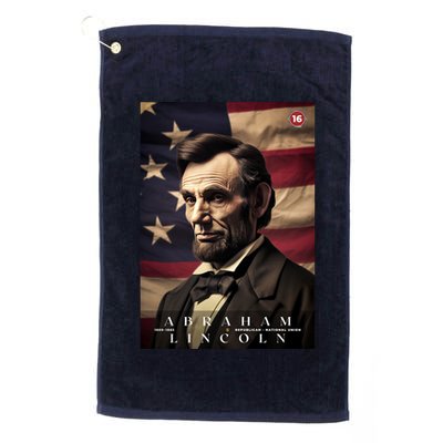 Abraham Lincoln 16th President Of The United States Portrait Golf Towel