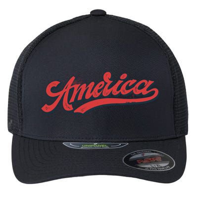 America Label Flexfit Unipanel Trucker Cap