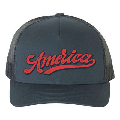 America Label Yupoong Adult 5-Panel Trucker Hat