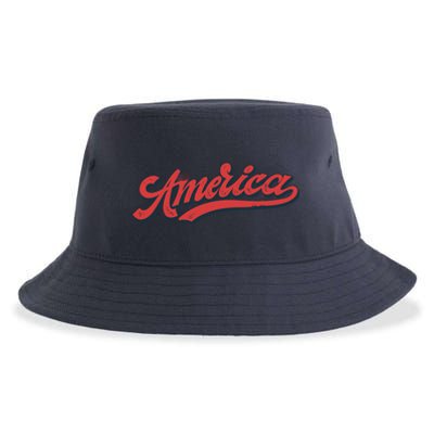 America Label Sustainable Bucket Hat