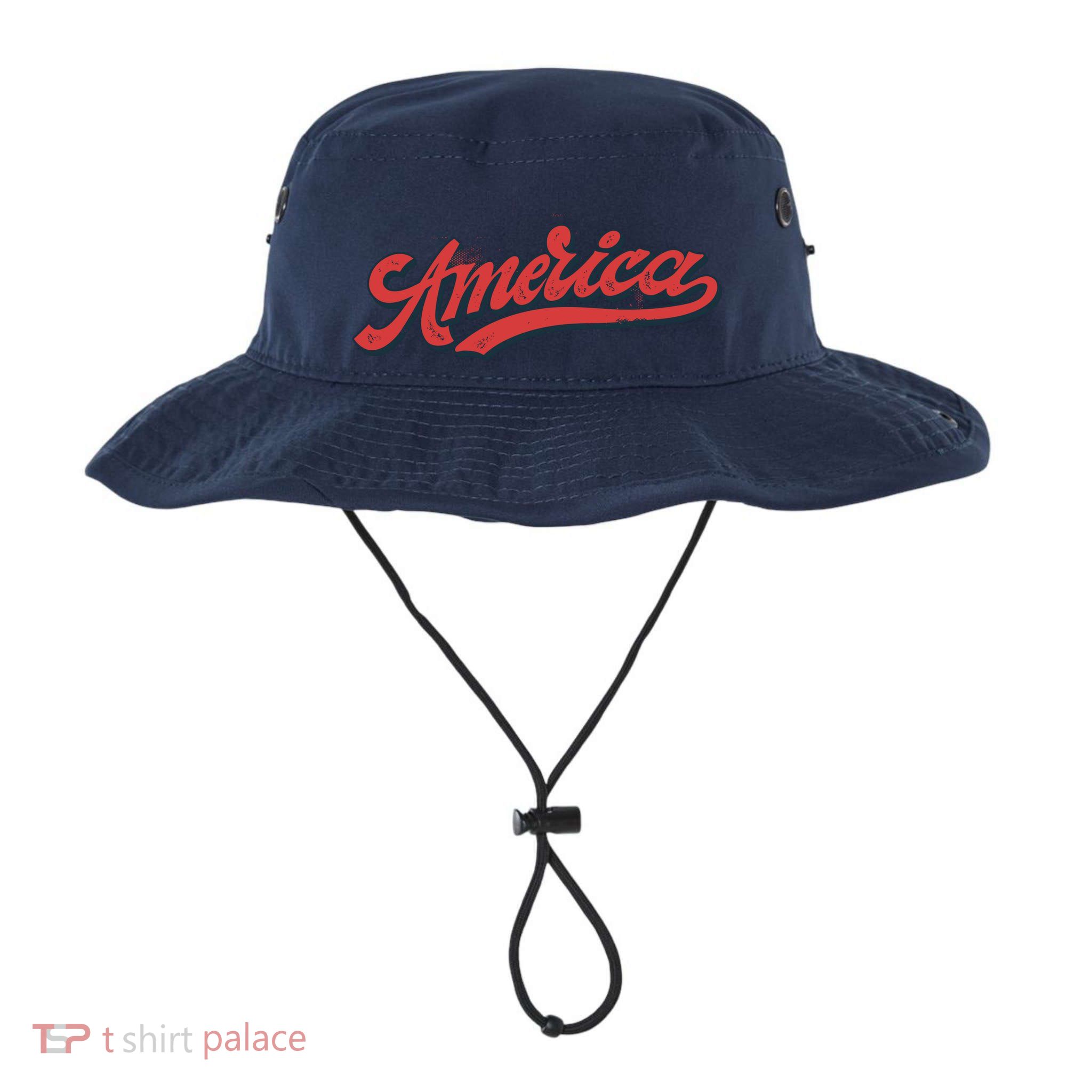 America Label Bucket Hat