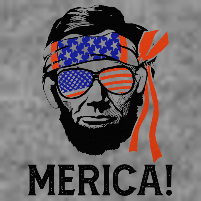 Abraham Lincoln 4th Of July Merica American Flag Tall Sweatshirt