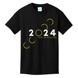 Astronomy Lovers 4.08.24 Total Solar Eclipse 2024 Kids T-Shirt