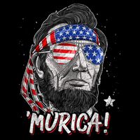 Abraham Lincoln 4th Of July Murica American Flag Mug