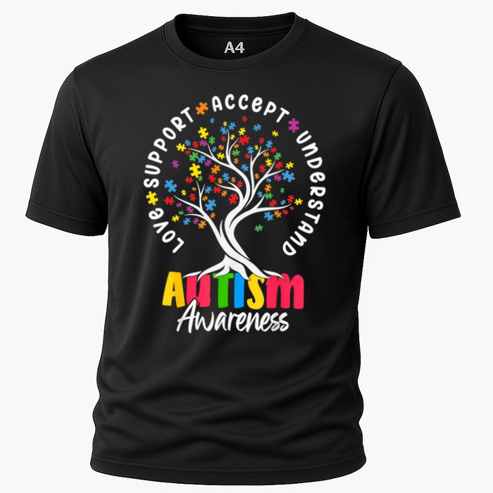 Autism Love Accept Support understand Autistic Autism Awareness Performance Shirt
