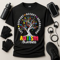Autism Love Accept Support understand Autistic Autism Awareness Performance Shirt