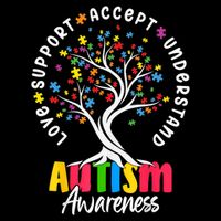 Autism Love Accept Support understand Autistic Autism Awareness 16 in Basic Backpack