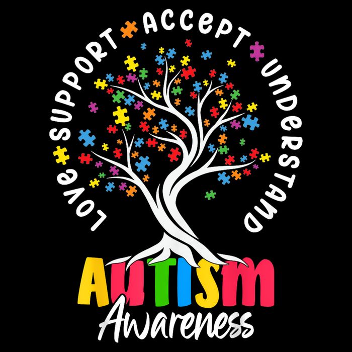 Autism Love Accept Support understand Autistic Autism Awareness 16 in Basic Backpack