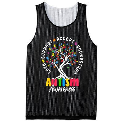 Autism Love Accept Support understand Autistic Autism Awareness Mesh Reversible Basketball Jersey Tank