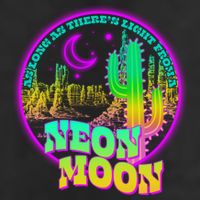 As Long As There's Light From A Neon Moon Garment-Dyed Fleece Hoodie