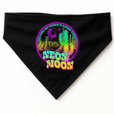 As Long As There's Light From A Neon Moon USA-Made Doggie Bandana