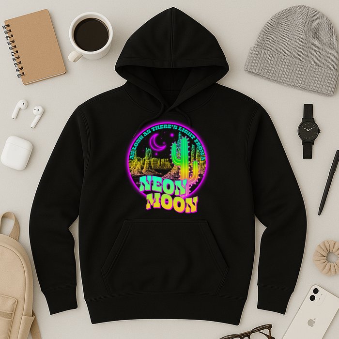As Long As There's Light From A Neon Moon Hoodie
