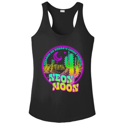 As Long As There's Light From A Neon Moon Ladies PosiCharge Competitor Racerback Tank
