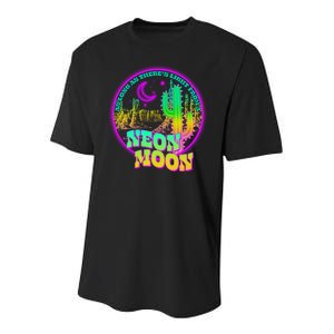 As Long As There's Light From A Neon Moon Youth Performance Sprint T-Shirt