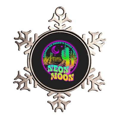 As Long As There's Light From A Neon Moon Metallic Star Ornament