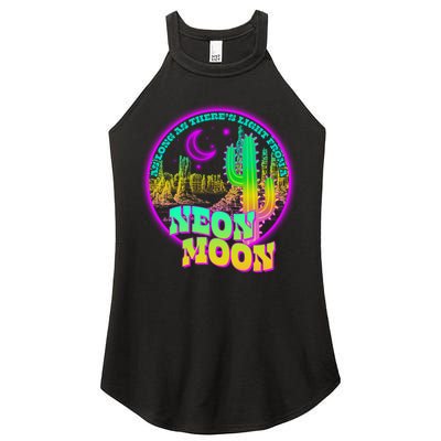 As Long As There's Light From A Neon Moon Women's Perfect Tri Rocker Tank