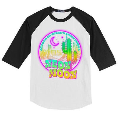 As Long As There's Light From A Neon Moon Kids Colorblock Raglan Jersey