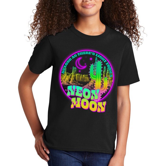 As Long As There's Light From A Neon Moon Kids T-Shirt