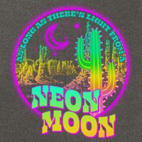 As Long As There's Light From A Neon Moon Cotton Canvas Backpack