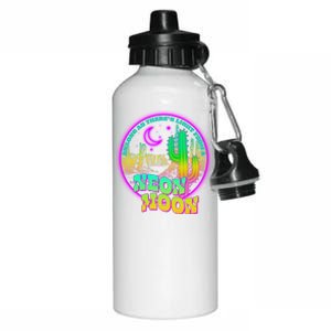 As Long As There's Light From A Neon Moon Aluminum Water Bottle 