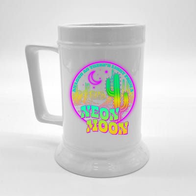 As Long As There's Light From A Neon Moon Beer Stein