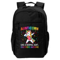 Aunticorn Like An Aunt Only Awesome Dabbing Unicorn Backpack