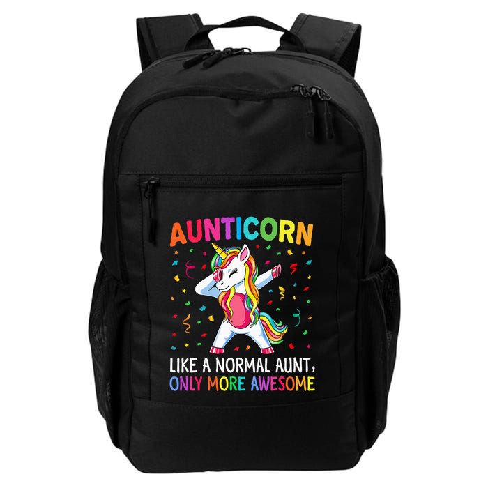 Aunticorn Like An Aunt Only Awesome Dabbing Unicorn Backpack