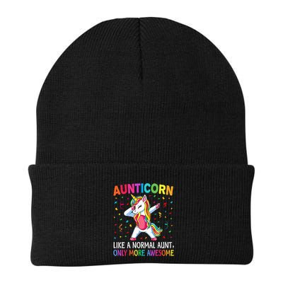 Aunticorn Like An Aunt Only Awesome Dabbing Unicorn Beanie