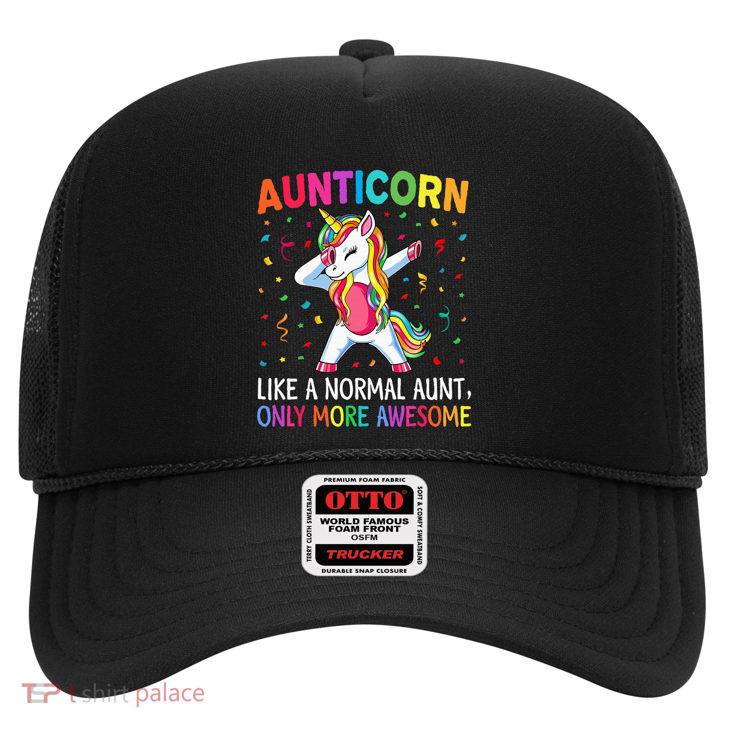 Aunticorn Like An Aunt Only Awesome Dabbing Unicorn Trucker Hat