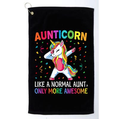 Aunticorn Like An Aunt Only Awesome Dabbing Unicorn Golf Towel