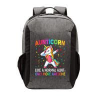 Aunticorn Like An Aunt Only Awesome Dabbing Unicorn Vector Backpack