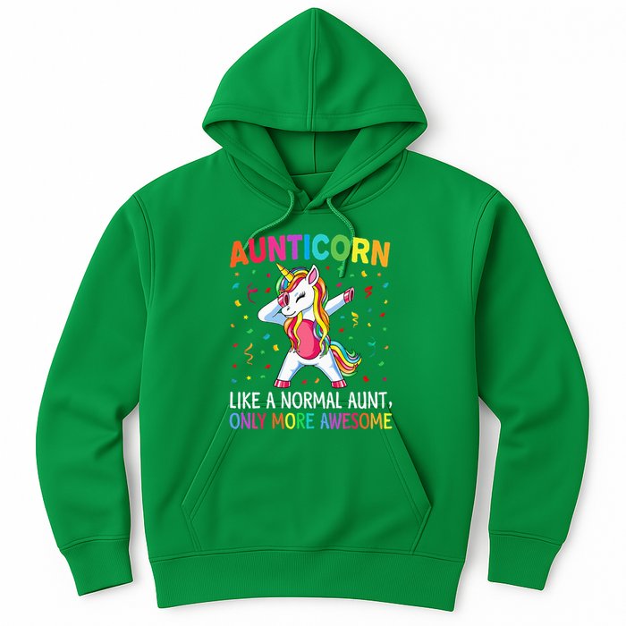 Aunticorn Like An Aunt Only Awesome Dabbing Unicorn Hoodie