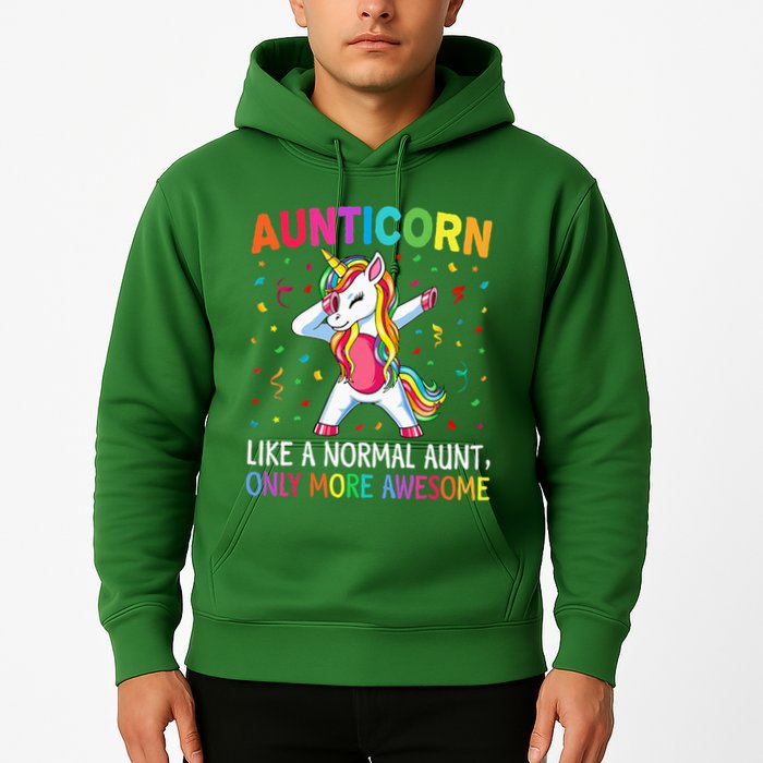 Aunticorn Like An Aunt Only Awesome Dabbing Unicorn Hoodie