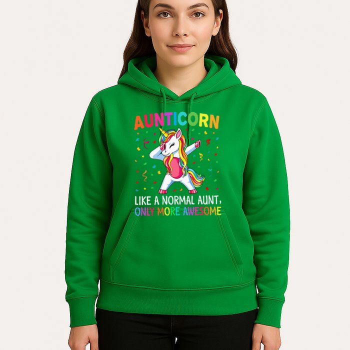 Aunticorn Like An Aunt Only Awesome Dabbing Unicorn Hoodie