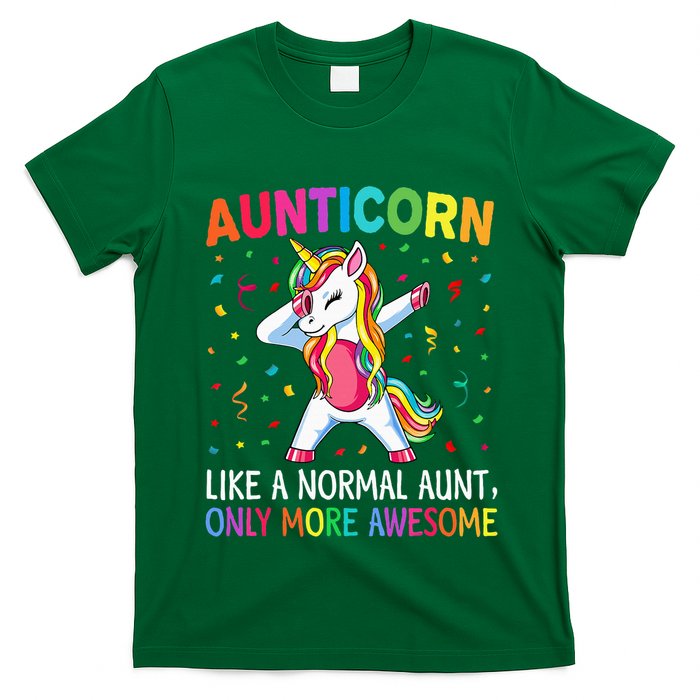 Aunticorn Like An Aunt Only Awesome Dabbing Unicorn T-Shirt