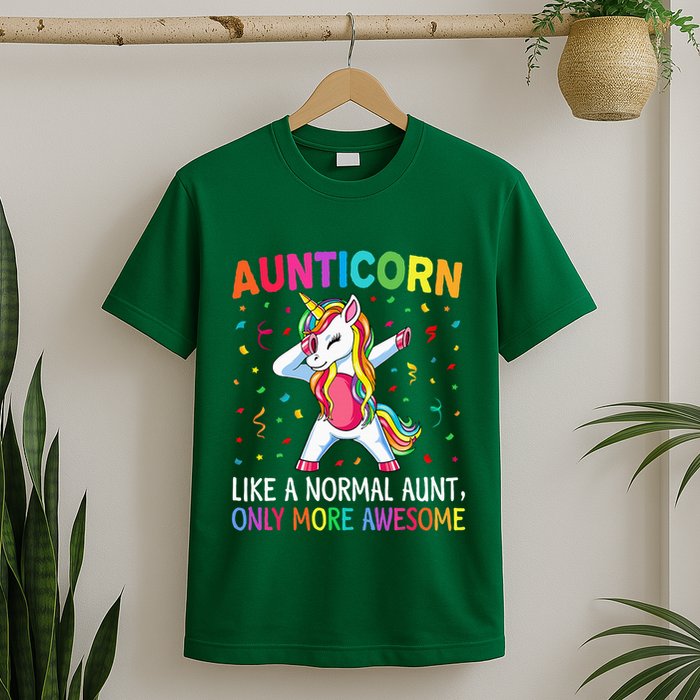 Aunticorn Like An Aunt Only Awesome Dabbing Unicorn T-Shirt