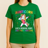 Aunticorn Like An Aunt Only Awesome Dabbing Unicorn T-Shirt