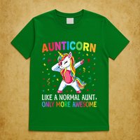 Aunticorn Like An Aunt Only Awesome Dabbing Unicorn T-Shirt