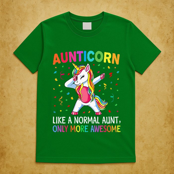 Aunticorn Like An Aunt Only Awesome Dabbing Unicorn T-Shirt