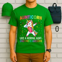 Aunticorn Like An Aunt Only Awesome Dabbing Unicorn T-Shirt