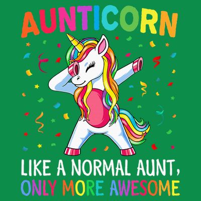 Aunticorn Like An Aunt Only Awesome Dabbing Unicorn T-Shirt