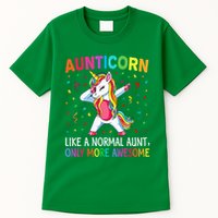 Aunticorn Like An Aunt Only Awesome Dabbing Unicorn Tall T-Shirt