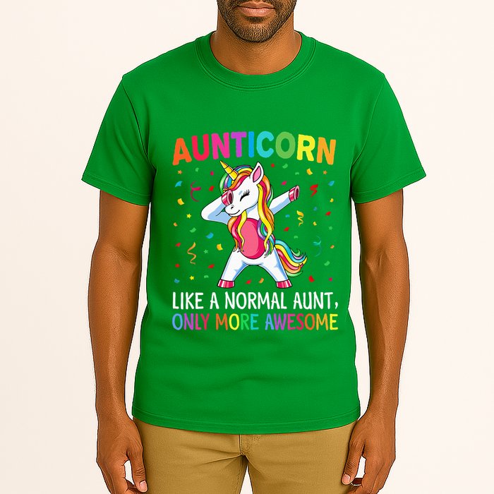 Aunticorn Like An Aunt Only Awesome Dabbing Unicorn Tall T-Shirt