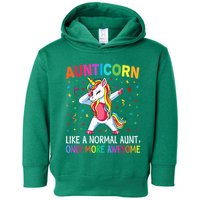 Aunticorn Like An Aunt Only Awesome Dabbing Unicorn Toddler Hoodie